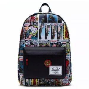 HERSCHEL SUPPLY CO SANTA CRUZ CLASSIC X-LARGE  PORKCHOP HILL BACKPACK BLACK